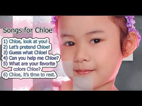 chloe song|songs with the name chloe.